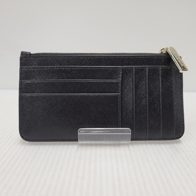 【中古美品】【レディース】 ケンジー ラージ スリム カード ホルダー コインケース ボックス付き 財布 200-260102-cs-14-izu カラー：ブラック 万代Net店