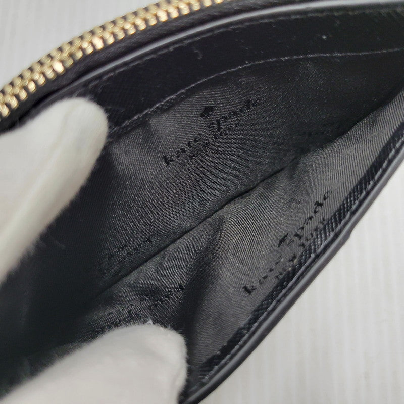 【中古美品】【レディース】 ケンジー ラージ スリム カード ホルダー コインケース ボックス付き 財布 200-260102-cs-14-izu カラー：ブラック 万代Net店