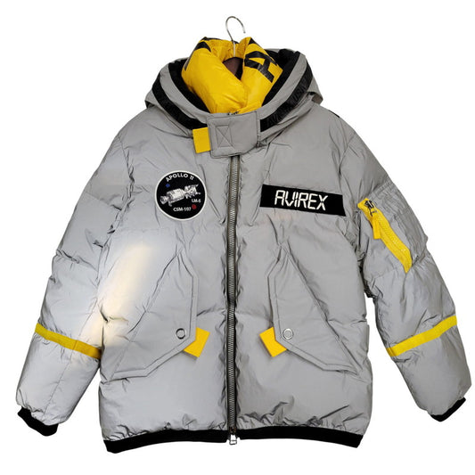 【現状渡し品】【メンズ】 6102189 APOLO DOWN JACKET アポロ ダウン ジャケット アウター 145-251228-ya-06-izu サイズ：L カラー：グレー×シルバー 万代Net店
