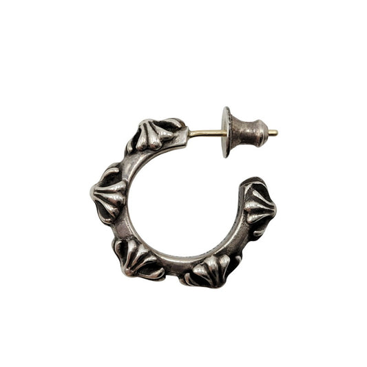 ※店頭販売のみ 【中古品】【メンズ/レディース】 925 HOOP CROSS フープ クロス ピアス アクセサリー 190-260211-as-05-ichh カラー：シルバー 万代Net店