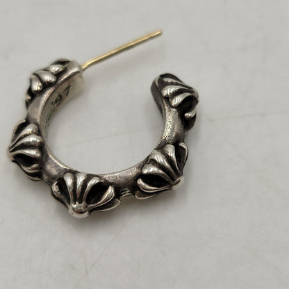 ※店頭販売のみ 【中古品】【メンズ/レディース】 925 HOOP CROSS フープ クロス ピアス アクセサリー 190-260211-as-05-ichh カラー：シルバー 万代Net店