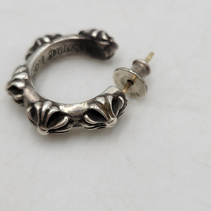 ※店頭販売のみ 【中古品】【メンズ/レディース】 925 HOOP CROSS フープ クロス ピアス アクセサリー 190-260211-as-05-ichh カラー：シルバー 万代Net店