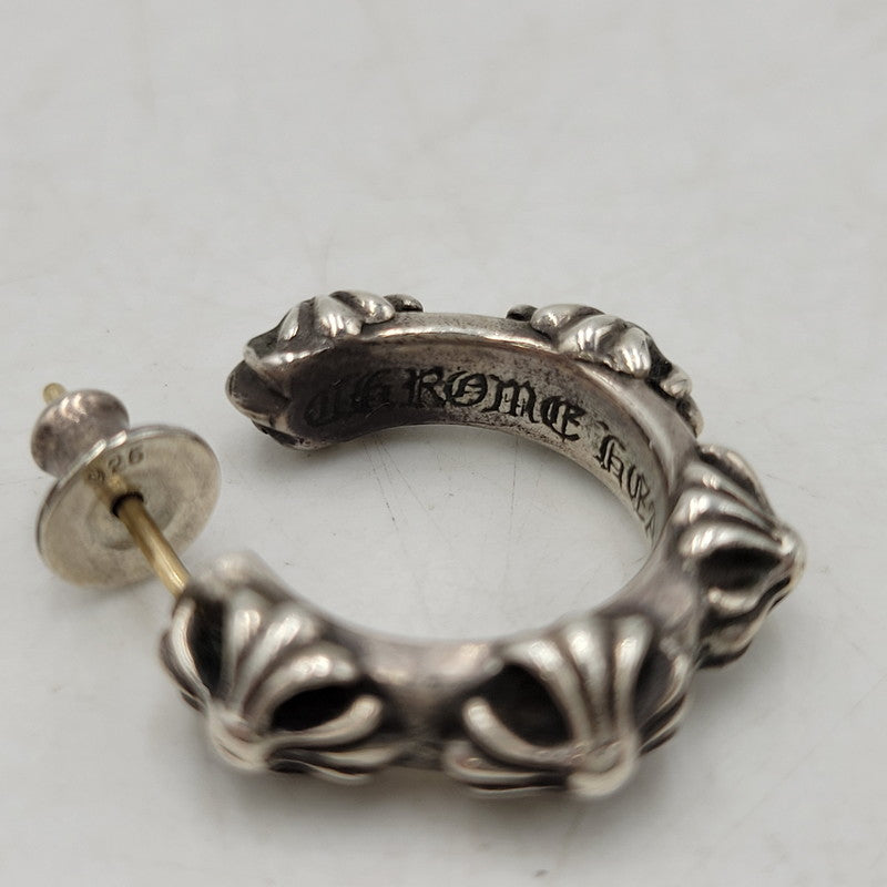 ※店頭販売のみ 【中古品】【メンズ/レディース】 925 HOOP CROSS フープ クロス ピアス アクセサリー 190-260211-as-05-ichh カラー：シルバー 万代Net店