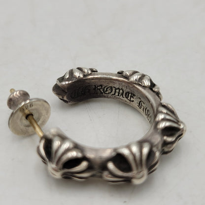 ※店頭販売のみ 【中古品】【メンズ/レディース】 925 HOOP CROSS フープ クロス ピアス アクセサリー 190-260211-as-05-ichh カラー：シルバー 万代Net店