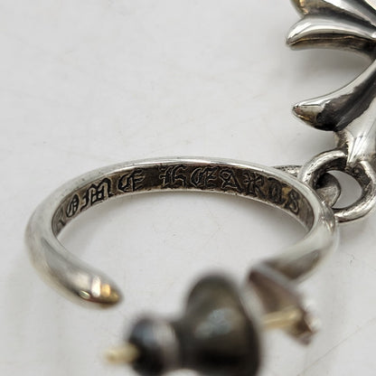 ※店頭販売のみ 【中古品】【メンズ/レディース】 925 TINY CH CROSS タイニー CHクロス ピアス アクセサリー 190-260211-as-04-ichh カラー：シルバー 万代Net店