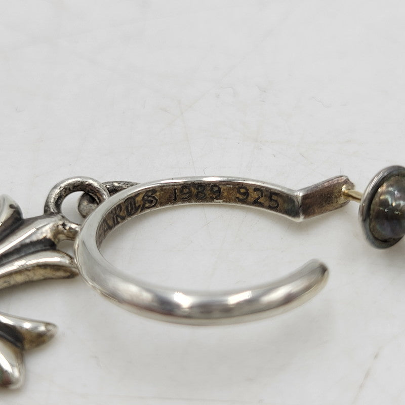 ※店頭販売のみ 【中古品】【メンズ/レディース】 925 TINY CH CROSS タイニー CHクロス ピアス アクセサリー 190-260211-as-04-ichh カラー：シルバー 万代Net店