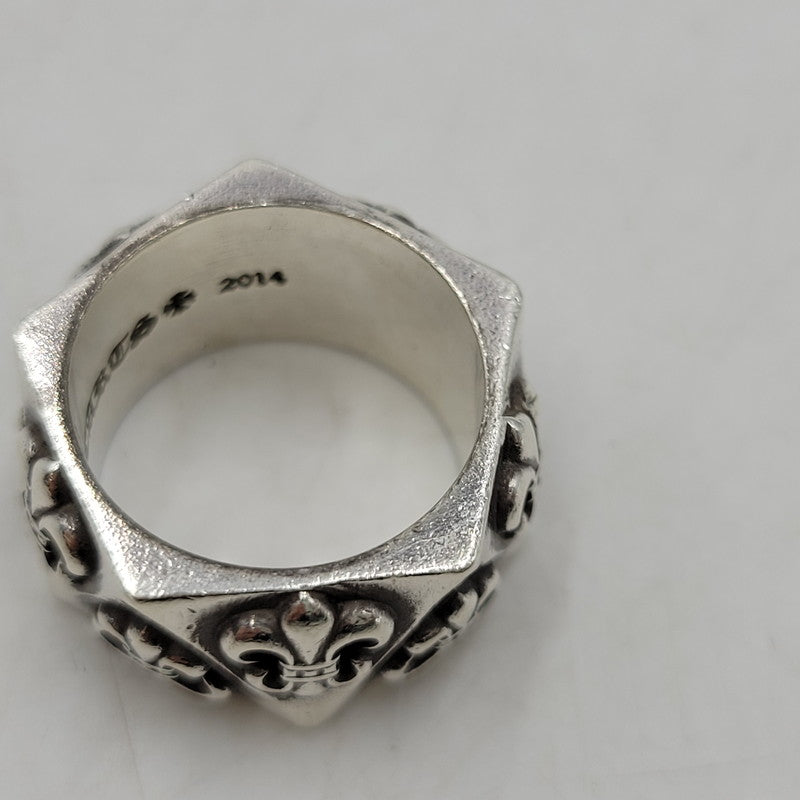※店頭販売のみ 【中古品】【メンズ/レディース】 925 PENTAGON BS FLR ペンタゴン BS フレア リング 指輪 アクセサリー 190-260211-as-08-ichh カラー：シルバー 万代Net店