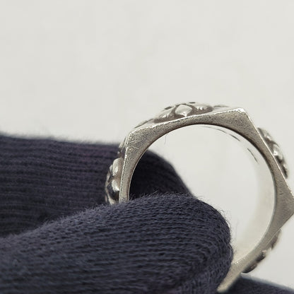 ※店頭販売のみ 【中古品】【メンズ/レディース】 925 PENTAGON BS FLR ペンタゴン BS フレア リング 指輪 アクセサリー 190-260211-as-08-ichh カラー：シルバー 万代Net店