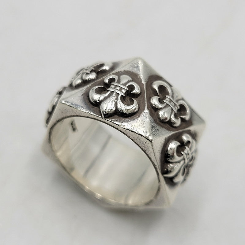 ※店頭販売のみ 【中古品】【メンズ/レディース】 925 PENTAGON BS FLR ペンタゴン BS フレア リング 指輪 アクセサリー 190-260211-as-08-ichh カラー：シルバー 万代Net店