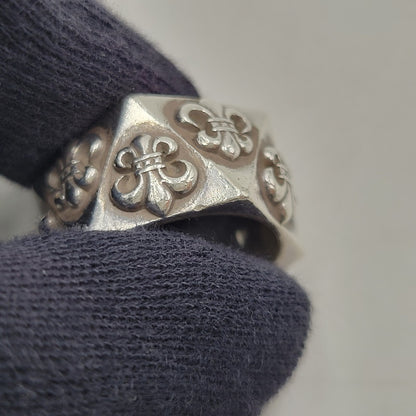 ※店頭販売のみ 【中古品】【メンズ/レディース】 925 PENTAGON BS FLR ペンタゴン BS フレア リング 指輪 アクセサリー 190-260211-as-08-ichh カラー：シルバー 万代Net店