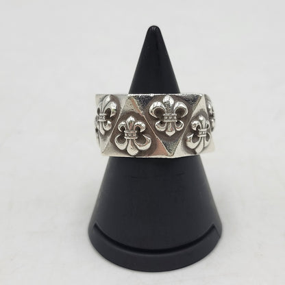 ※店頭販売のみ 【中古品】【メンズ/レディース】 925 PENTAGON BS FLR ペンタゴン BS フレア リング 指輪 アクセサリー 190-260211-as-08-ichh カラー：シルバー 万代Net店