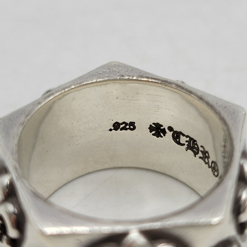 ※店頭販売のみ 【中古品】【メンズ/レディース】 925 PENTAGON BS FLR ペンタゴン BS フレア リング 指輪 アクセサリー 190-260211-as-08-ichh カラー：シルバー 万代Net店
