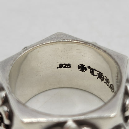 ※店頭販売のみ 【中古品】【メンズ/レディース】 925 PENTAGON BS FLR ペンタゴン BS フレア リング 指輪 アクセサリー 190-260211-as-08-ichh カラー：シルバー 万代Net店