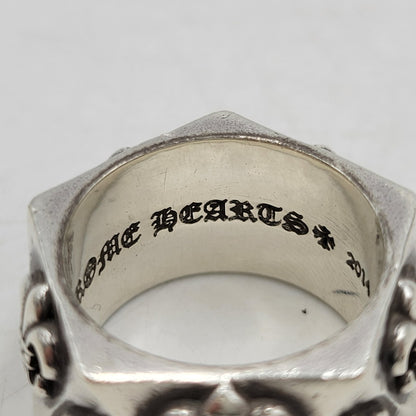 ※店頭販売のみ 【中古品】【メンズ/レディース】 925 PENTAGON BS FLR ペンタゴン BS フレア リング 指輪 アクセサリー 190-260211-as-08-ichh カラー：シルバー 万代Net店