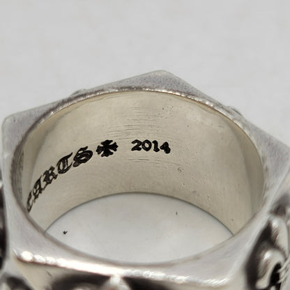 ※店頭販売のみ 【中古品】【メンズ/レディース】 925 PENTAGON BS FLR ペンタゴン BS フレア リング 指輪 アクセサリー 190-260211-as-08-ichh カラー：シルバー 万代Net店