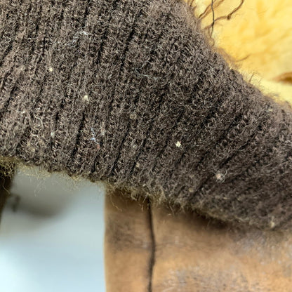 【現状渡し品】【メンズ】 AC-17755 USA製 80S TYPE B-6 MOUTON FLIGHT JACKET ムートン フライト ジャケット アウター 146-260106-ya-10-izu サイズ：40 カラー：ブラウン 万代Net店
