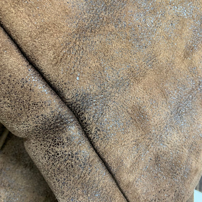 【現状渡し品】【メンズ】 AC-17755 USA製 80S TYPE B-6 MOUTON FLIGHT JACKET ムートン フライト ジャケット アウター 146-260106-ya-10-izu サイズ：40 カラー：ブラウン 万代Net店