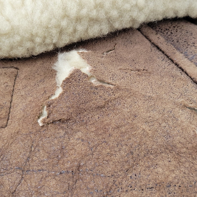 【現状渡し品】【メンズ】 アヴィレックス AC-17755 USA製 80S TYPE B-6 MOUTON FLIGHT JACKET ムートン フライト ジャケット アウター 146-260106-ya-10-izu サイズ：40 カラー：ブラウン 万代Net店