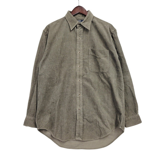 【中古品】【メンズ】 GLOVER LS CORDUROY SHIRT ロングスリーブ コーデュロイ シャツ 長袖 トップス 146-260108-as-08-izu サイズ：M カラー：グリーン系 万代Net店