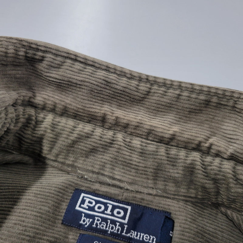 【中古品】【メンズ】 GLOVER LS CORDUROY SHIRT ロングスリーブ コーデュロイ シャツ 長袖 トップス 146-260108-as-08-izu サイズ：M カラー：グリーン系 万代Net店