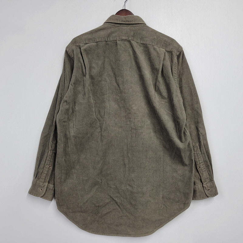 【中古品】【メンズ】 GLOVER LS CORDUROY SHIRT ロングスリーブ コーデュロイ シャツ 長袖 トップス 146-260108-as-08-izu サイズ：M カラー：グリーン系 万代Net店