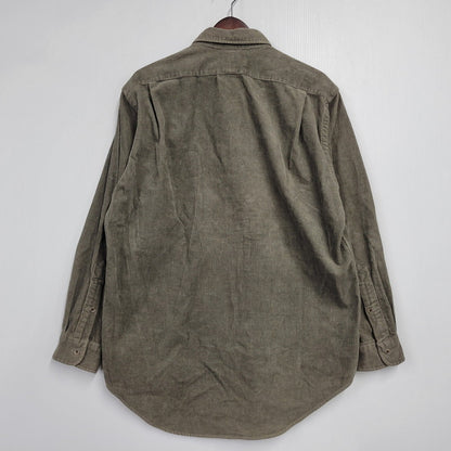 【中古品】【メンズ】 GLOVER LS CORDUROY SHIRT ロングスリーブ コーデュロイ シャツ 長袖 トップス 146-260108-as-08-izu サイズ：M カラー：グリーン系 万代Net店