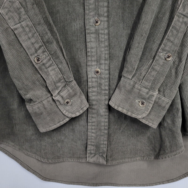 【中古品】【メンズ】 GLOVER LS CORDUROY SHIRT ロングスリーブ コーデュロイ シャツ 長袖 トップス 146-260108-as-08-izu サイズ：M カラー：グリーン系 万代Net店