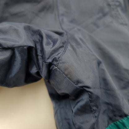 【現状渡し品】【メンズ】 16AW SIDELINE SIDE LOGO PARKA サイドライン サイドロゴ パーカ アウター 149-260106-ya-18-izu サイズ：M カラー：ネイビー×ターコイズ 万代Net店