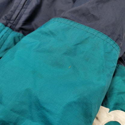 【現状渡し品】【メンズ】 16AW SIDELINE SIDE LOGO PARKA サイドライン サイドロゴ パーカ アウター 149-260106-ya-18-izu サイズ：M カラー：ネイビー×ターコイズ 万代Net店