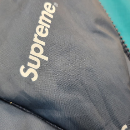 【現状渡し品】【メンズ】 16AW SIDELINE SIDE LOGO PARKA サイドライン サイドロゴ パーカ アウター 149-260106-ya-18-izu サイズ：M カラー：ネイビー×ターコイズ 万代Net店
