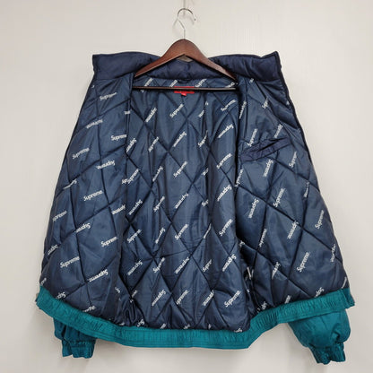 【現状渡し品】【メンズ】 16AW SIDELINE SIDE LOGO PARKA サイドライン サイドロゴ パーカ アウター 149-260106-ya-18-izu サイズ：M カラー：ネイビー×ターコイズ 万代Net店