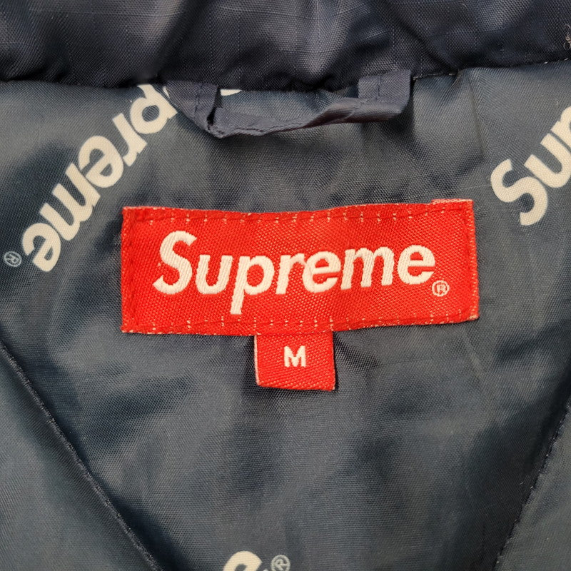 【現状渡し品】【メンズ】 16AW SIDELINE SIDE LOGO PARKA サイドライン サイドロゴ パーカ アウター 149-260106-ya-18-izu サイズ：M カラー：ネイビー×ターコイズ 万代Net店