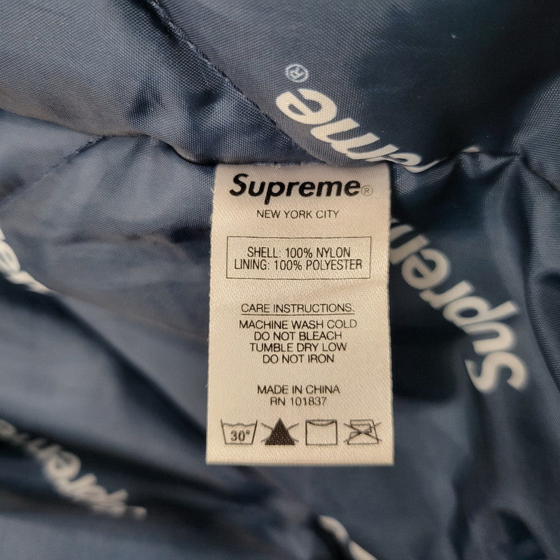【現状渡し品】【メンズ】 16AW SIDELINE SIDE LOGO PARKA サイドライン サイドロゴ パーカ アウター 149-260106-ya-18-izu サイズ：M カラー：ネイビー×ターコイズ 万代Net店