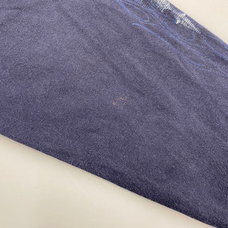 【中古品】【メンズ】 HARLEY-DAVIDSON ハーレーダビッドソン USA製 00S FLAME LS TEE フレイム ロングスリーブ Tシャツ トップス 長袖 146-260107-cs-10-izu サイズ：XL カラー：ネイビー 万代Net店