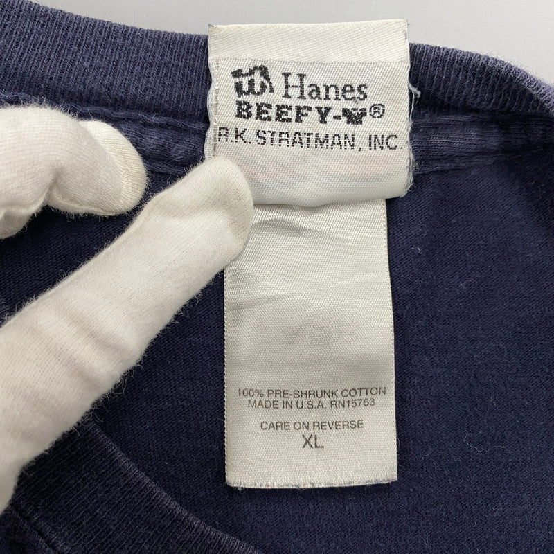 【中古品】【メンズ】 HARLEY-DAVIDSON ハーレーダビッドソン USA製 00S FLAME LS TEE フレイム ロングスリーブ Tシャツ トップス 長袖 146-260107-cs-10-izu サイズ：XL カラー：ネイビー 万代Net店