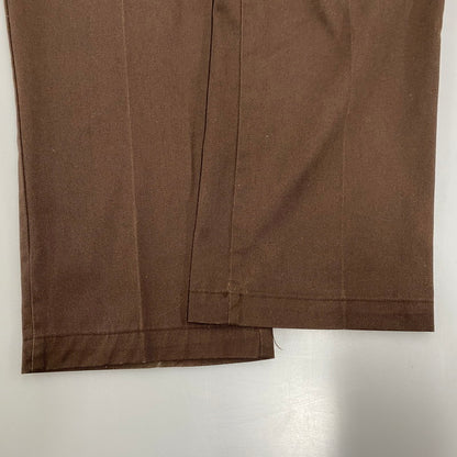 【中古品】【メンズ】 Dickies ディッキーズ USA製 紺単色タグ 80-90S WORK PANTS ワーク パンツ ボトムス ズボン 157-260107-cs-04-izu サイズ：38×30 カラー：ブラウン 万代Net店