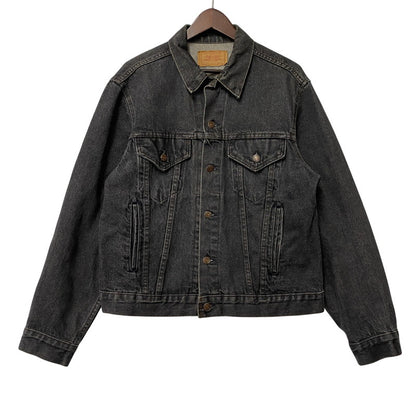 【中古品】【メンズ】 Levi's リーバイス 70506-0259 刻印527 USA製 80S 先染め BLACK DENIM JACKET ブラック デニム ジャケット アウター 146-260107-cs-08-izu サイズ：42 カラー：ブラック 万代Net店