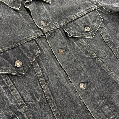 【中古品】【メンズ】 Levi's リーバイス 70506-0259 刻印527 USA製 80S 先染め BLACK DENIM JACKET ブラック デニム ジャケット アウター 146-260107-cs-08-izu サイズ：42 カラー：ブラック 万代Net店