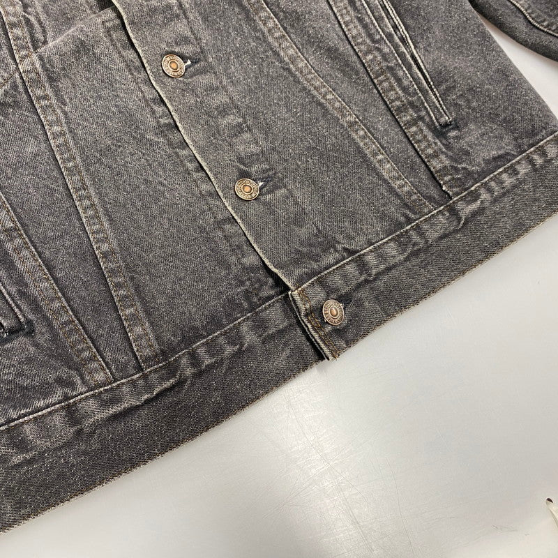 【中古品】【メンズ】 Levi's リーバイス 70506-0259 刻印527 USA製 80S 先染め BLACK DENIM JACKET ブラック デニム ジャケット アウター 146-260107-cs-08-izu サイズ：42 カラー：ブラック 万代Net店
