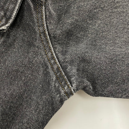 【中古品】【メンズ】 Levi's リーバイス 70506-0259 刻印527 USA製 80S 先染め BLACK DENIM JACKET ブラック デニム ジャケット アウター 146-260107-cs-08-izu サイズ：42 カラー：ブラック 万代Net店