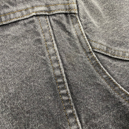 【中古品】【メンズ】 Levi's リーバイス 70506-0259 刻印527 USA製 80S 先染め BLACK DENIM JACKET ブラック デニム ジャケット アウター 146-260107-cs-08-izu サイズ：42 カラー：ブラック 万代Net店