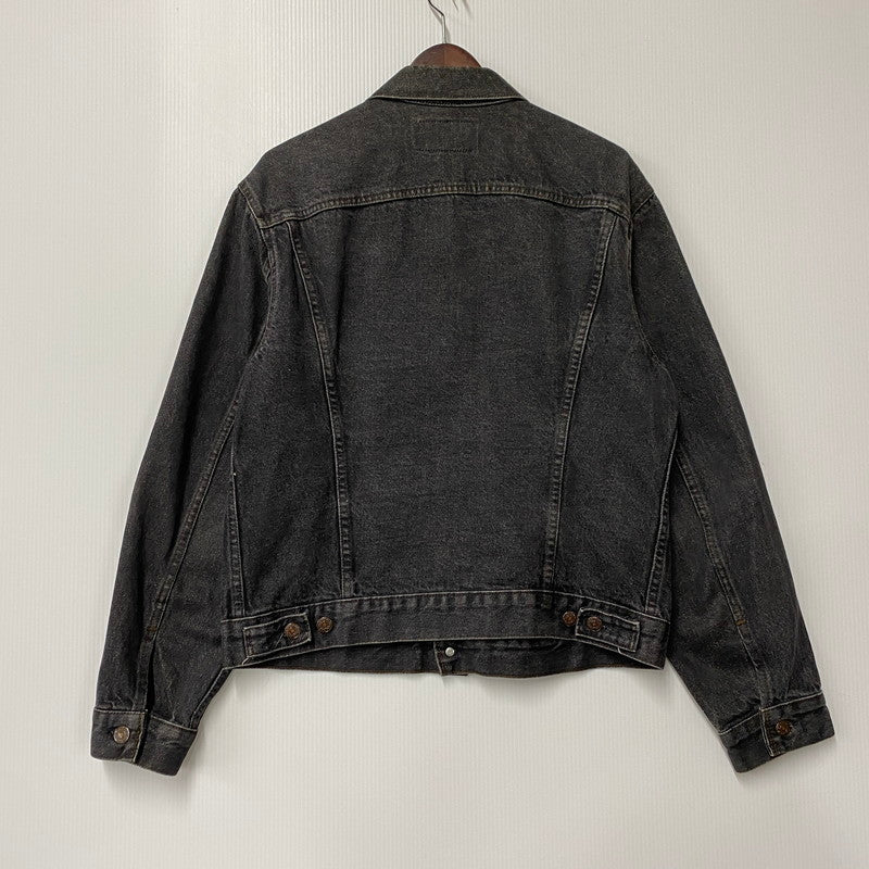 【中古品】【メンズ】 Levi's リーバイス 70506-0259 刻印527 USA製 80S 先染め BLACK DENIM JACKET ブラック デニム ジャケット アウター 146-260107-cs-08-izu サイズ：42 カラー：ブラック 万代Net店