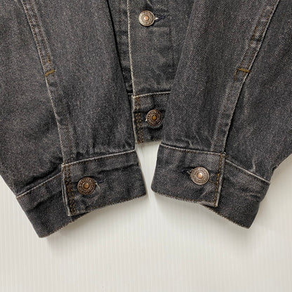 【中古品】【メンズ】 Levi's リーバイス 70506-0259 刻印527 USA製 80S 先染め BLACK DENIM JACKET ブラック デニム ジャケット アウター 146-260107-cs-08-izu サイズ：42 カラー：ブラック 万代Net店