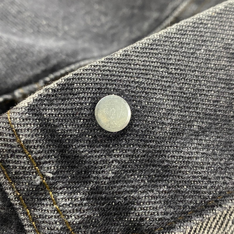 【中古品】【メンズ】 Levi's リーバイス 70506-0259 刻印527 USA製 80S 先染め BLACK DENIM JACKET ブラック デニム ジャケット アウター 146-260107-cs-08-izu サイズ：42 カラー：ブラック 万代Net店