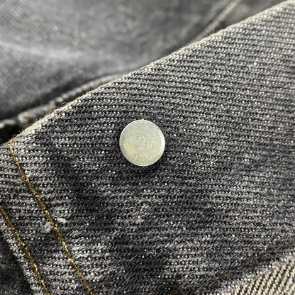 【中古品】【メンズ】 Levi's リーバイス 70506-0259 刻印527 USA製 80S 先染め BLACK DENIM JACKET ブラック デニム ジャケット アウター 146-260107-cs-08-izu サイズ：42 カラー：ブラック 万代Net店