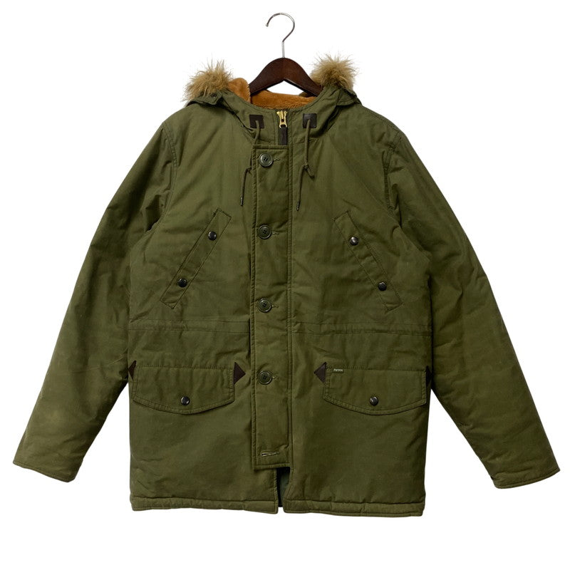 【中古品】【メンズ】 12AW WAXED COTTON N-3B PARKA ワックスド コットン フライトジャケット アウター 149-260108-yn-01-izu サイズ：M カラー：オリーブ 万代Net店