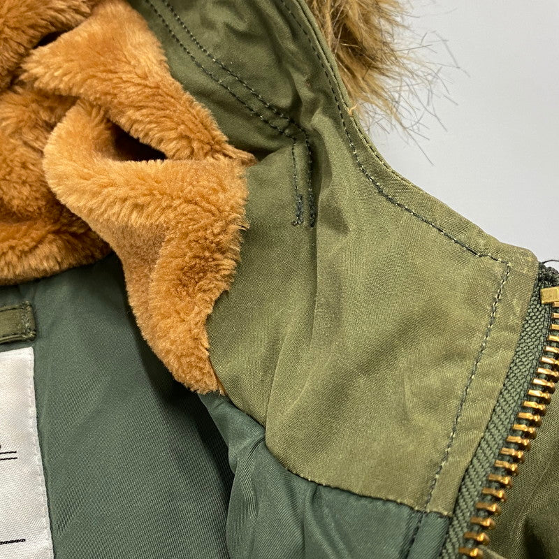 【中古品】【メンズ】 12AW WAXED COTTON N-3B PARKA ワックスド コットン フライトジャケット アウター 149-260108-yn-01-izu サイズ：M カラー：オリーブ 万代Net店
