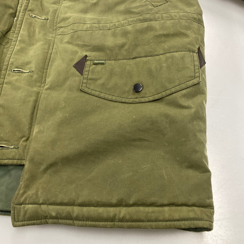 【中古品】【メンズ】 12AW WAXED COTTON N-3B PARKA ワックスド コットン フライトジャケット アウター 149-260108-yn-01-izu サイズ：M カラー：オリーブ 万代Net店