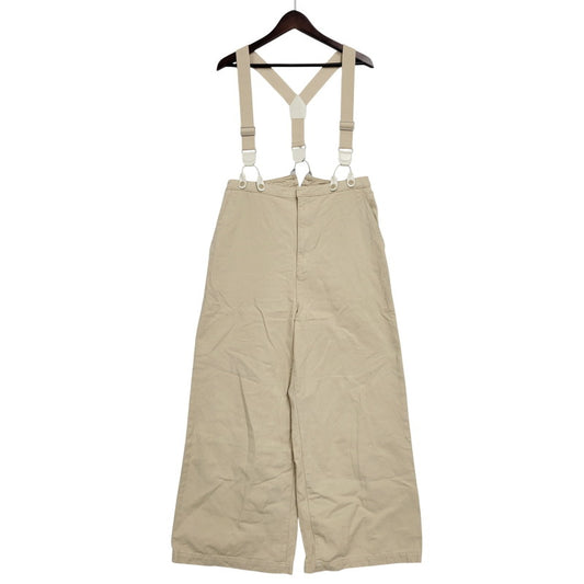 【中古品】【レディース】 SPICK&SPAN スピック＆スパン 25-030-200-3080-1-0 サスペンダー ワイドパンツ ボトムス ズボン 168-260107-cs-02-izu サイズ：38 カラー：ベージュ 万代Net店