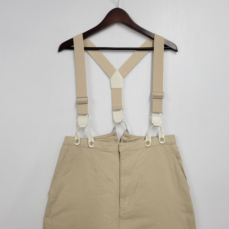 【中古品】【レディース】 SPICK&SPAN スピック＆スパン 25-030-200-3080-1-0 サスペンダー ワイドパンツ ボトムス ズボン 168-260107-cs-02-izu サイズ：38 カラー：ベージュ 万代Net店